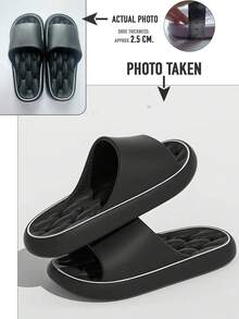 2024 New Women's Summer Slippers, Slip-Resistant Indoor/Outdoor EVA Couple Sandals - Black - View 4