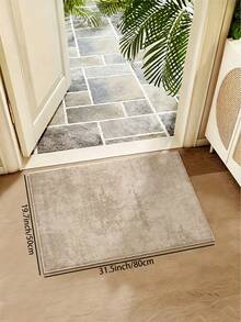 1pc Dark Ink Print Living Room Rug, Suitable For Kitchen, Dining Room, Bedroom, Room Holiday Decor, Indoor/Outdoor, Office, Lobby, Non-Slip Doormat, Bathroom Rug, Hallway, Study Gaming Area Rug - Mocha Brown - View 13