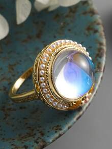 1pc Fashion Ring Women's Wedding Anniversary Accessory Gift - 1# - View 2