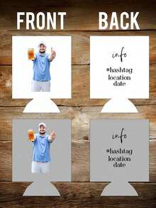 قطعة واحدة إكسسوار كوب عيد ميلاد مطبوع بصورة مخصصة، كم كوب بنمط مخصص، كم زجاجة مياه محمول باسم مخصص، كم زجاجة مياه باسم مخصص مع مقبض، كم كوب قهوة للمشي لمسافات طويلة، حقيبة مشروبات باسم مخصص، إكسسوار كوب باسم مخصص | هدية شخصية عتيقة للحفلات/الزفاف/أعياد الميلاد - متعدد الألوان - مشاهدة 7
