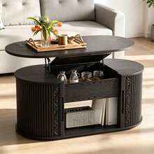 Sofa & Console Tables - Black - View 1