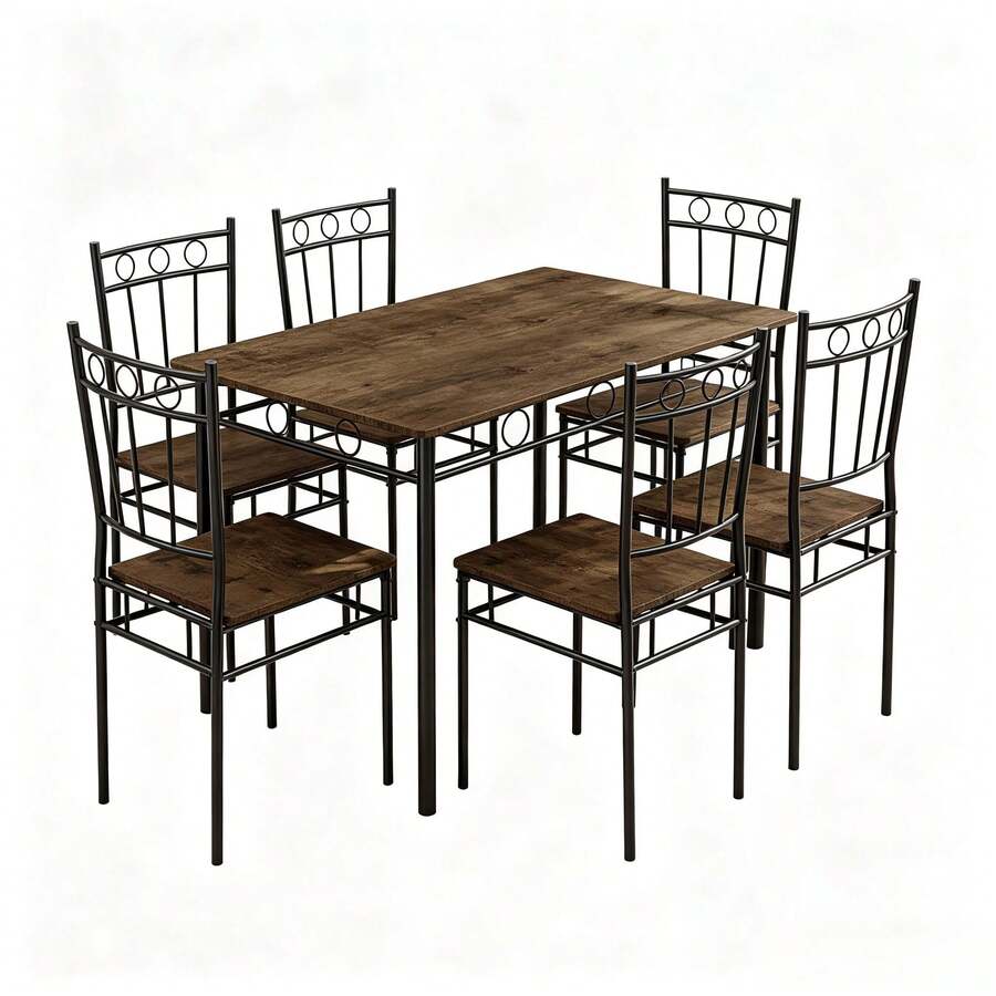 Dining Table & Chair Sets - Brown - View 1