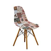 1/2/4/6pcs Christmas Print Shell Chair Covers, Removable & Washable, Suitable For Home, Hotel, Banquet - Multicolor - View 35