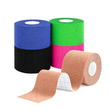 5 Rolls, Kinesiology Tape, Bandage, Muscle Tape, Sports Functional Tape, Dynamic Tape, Suitable For Foot Sports Functional Tape, Daily Exercise, Running - Multicolor - View 9