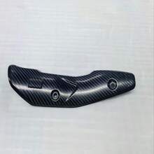 Orcycle Carbon Fiber Exhaust Heat Shield Cover Anti-Scalding Guard,Modified Exhaust Pipe Protective Shell Fit For Kawasaki Z900, Durable Lightweight Replacement Accessory - Twill - View 3