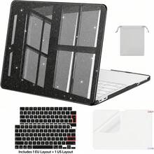 Skyddande fodral för MacBook Neo 13 tum 2026 A3404 A18 Pro Chip, 4-i-1 skyddsset, inkluderar hårt skal, EU/US tangentbordsskydd, skärmskydd och förvaringsväska, reptåligt, lätt laptopskydd, flera färger tillgängliga. - Visa 20