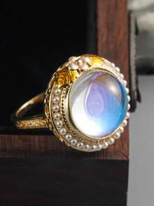 1pc Fashion Ring Women's Wedding Anniversary Accessory Gift - 1# - View 6
