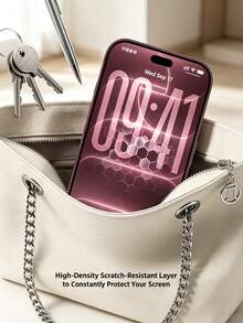 5 قطع واقي شاشة زجاجي مقسى بتغطية كاملة متوافق مع iPhone 18 Pro Max/18 Pro/17 Pro Max/17 Pro/DUO/16 Pro Max/16 Pro/16/16E/15 Pro Max/14 Pro/13/12/11/Xs Max/XR؛ يتميز بصلابة 9H+ (مقاوم للكسر والخدش)، خصائص مضادة للبصمات، وضوح عالي الدقة بدون فقاعات، وتصميم متوافق مع الحافظات. - شفاف - مشاهدة 3