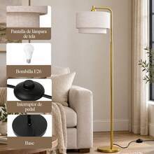 Floor Lamps - US A Type Plug(110-127V) - View 2