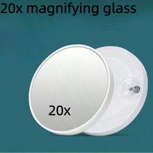 60X Magnifying Mirror, Double-Sided Handheld Makeup Mirror, Supports 1X/50X Magnification, 360° Adjustable Folding Handle, Designed For Easy Travel. This Double-Sided Mirror Is Perfect For Daily Makeup, Shaving, Eyebrow Grooming - Multicolor - View 14