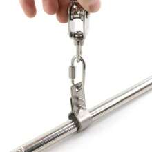 1 Set Stainless Steel Pipe Clamp, Used For Installing Sunshade Net Pole, Made Of Stainless Steel, Size 55x42x2mm, Adjustable To Fit Pipe Diameters Between 16mm And 26mm. - Light Grey - View 5