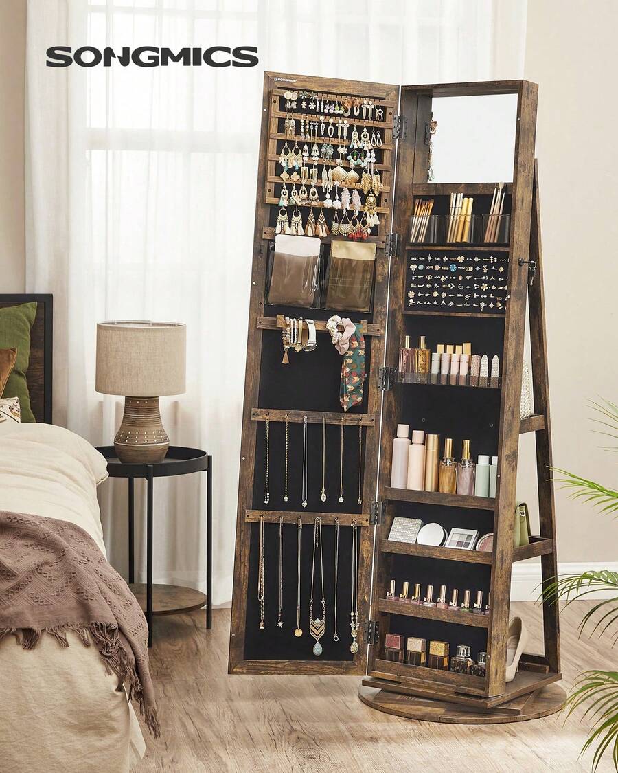 Jewelry Cabinet - Brown - View 1