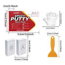 Epoxy Putty For Filling Cracks And Holes In Tiles And Ceramics, Durable Curing Home Repair Material - Epoxy Putty - View 3