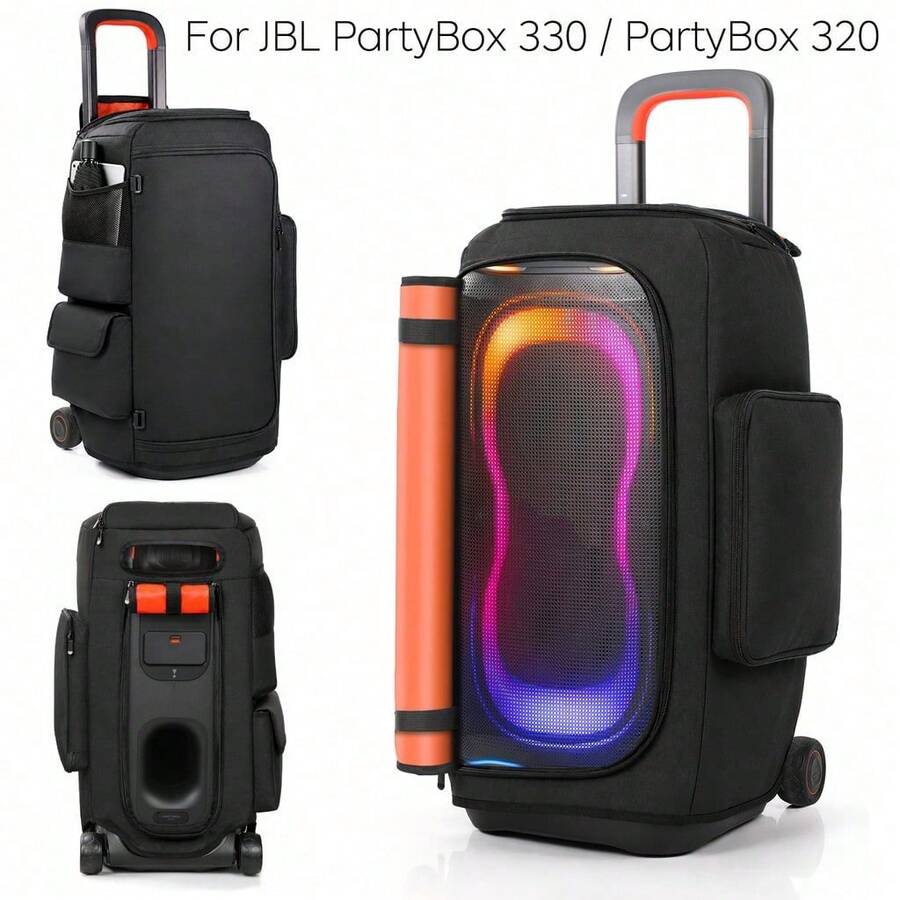 Speaker Cover Compatible For PartyBox 330 / PartyBox 320, Scratch-Resistant, Dustproof, Portable Case With Storage Bag For Outdoor Party Speaker - For Partybox 330/320 - View 1
