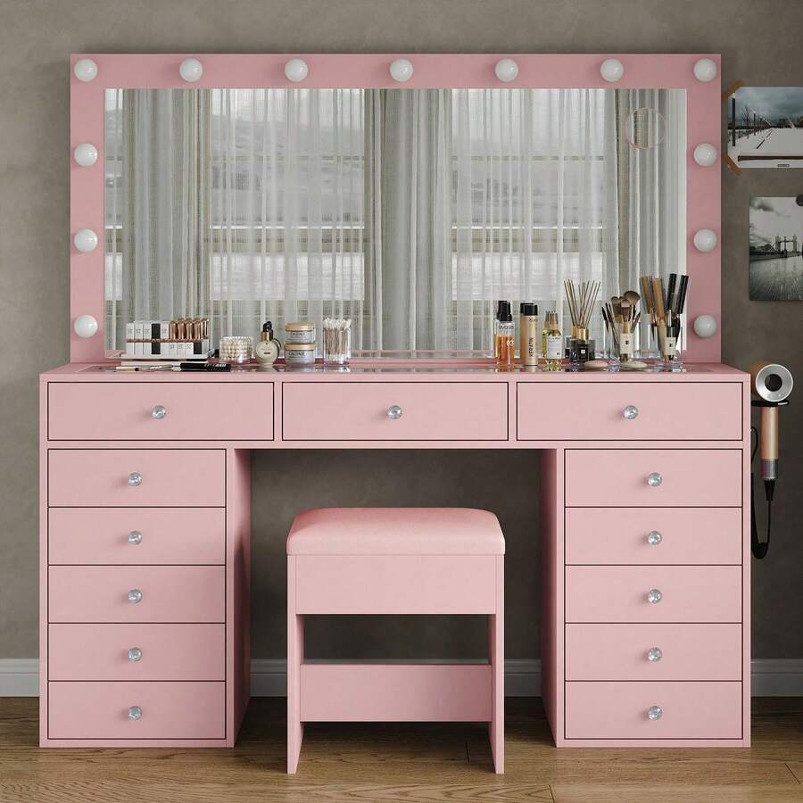 Kids Vanities - Pink - View 1