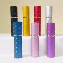 10ml Dot Spray Bottle Cosmetic Refill Bottle Perfume Bottle Empty Bottle Perfume Vial Aluminum Tube Makeup Setting Bottle - Multicolor - View 2