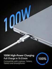anker Durable Type-C Fast Charging Cable, Anti-Damage Charging Protection, Tear Resistant Strong Cable Body, Intelligent Current Matching, Universal For Home And Office Use, A875 - Black - View 6