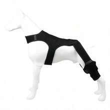 Dog Knee Braces - Adjustable Dual Leg Braces, Helps Treat ACL/PCL Tears, Patellar Dislocation, Ligament Injuries, Osteoarthritis - Black - View 15