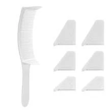 Curved Hair Clip Trimming Arc Comb Haircut Flat Top Hairstyle Comb Professional Hairdressing Curved Positioning Comb - Multicolor - View 7