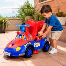 Kids Push Ride-Ons - Blue - View 6