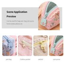 1 Set = 5 Yards (4.5m) Zipper + 10 Small Hamster Zipper Pulls, 3# Colorful Nylon Zipper With Colorful Zipper Pulls (Zinc Alloy Material), 10 Colors Available, Suitable For Bags, Handmade Wallets, Pencil Cases, Home Textiles Pillows, Handmade DIY And More - 3NL+CST - View 5
