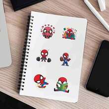 1set/52pcs Q-Version Cartoon Sticker, With A Soft And Cute Art Style. Can Be Used To Stick Water Bottles, Laptops, Bicycles, And Children's Fun Stickers. (Stochastic Style) - Multicolor - View 7