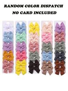 20pcs Solid Color Bow Duckbill Hair Clips, Multi-Functional Hair Accessories, Beach Hair Accessories Halloween Hair Clips - Multicolor - View 13