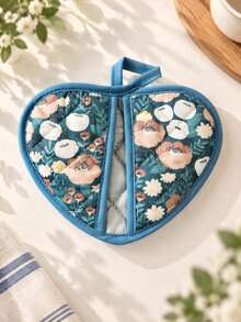 1/2Pcs Heart-Shaped Heat Mitts, Love Oven Mitts, Pot Holders, Thickened Heat-Resistant Kitchen Mitts And Mats, Heat Resistant Kitchen Accessories, And Thickened Insulation Pads, Microwave Mitts, Suitable For Cooking, Baking, Grilling - Multicolor - View 20