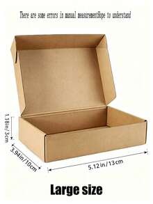 1pc/2pcs/5pcs/10pcs/20pcs - Bulk Brown Cardboard Mailer Boxes With Lock, For Small Business, Medium Cardboard Gift Boxes For Packaging Mailing Gifts - Gift Packaging - Small Gift Packaging.Autumn Decorations. - Multi-color - View 8