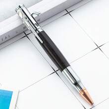 Custom Engraved Bullet Pen, Personalized Wooden Barrel Pen, New Police Officer Gift, Police Academy Graduation Gift, Military Gift - Multicolor - View 13