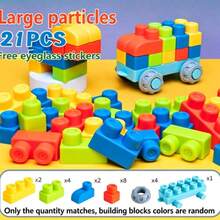 Toddler Soft Blocks, Children's Building Blocks, Large Creative Stacking Blocks 20pcs Set STEM Toddler Toys Gift, Educational Baby Blocks Colorful Soft Blocks Set - Multicolor - View 12