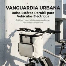 Bolsa almacenamiento universal para vehículos eléctricos, resistente al agua, pantalla táctil, gran capacidad, instalación sencilla, apta para casco - A - Ver 5