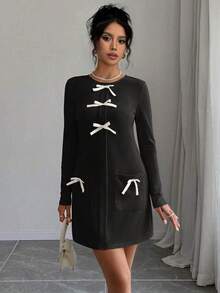Women Short Dresses - Negro3 - View 6