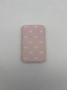 1pc Cute Girl Style Portable Mini Folding Makeup Mirror. This Mirror Comes With A Stand, Featuring A Leopard Print Design And A Simple Rectangular Shape, Making It Suitable For Travel And Daily Use, As Well As An Ideal Desktop Makeup Mirror. Perfect For Back-To-School Season Or As A Gift For Friends, Family And Teachers. - Multicolor - View 9