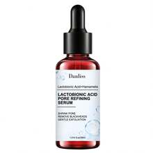 Lactic Acid Pore Refining Serum 30ml, Gently Removes Dead Skin Cells, Tightens Pores, Regulates Excess Oil, Soothes Skin And Locks In Moisture, Improves Rough And Uneven Skin Texture, Makes Skin More Delicate And Smooth - 30ml - View 11