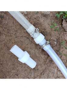 Hose Connector, HDPE Plastic Straight Hose Connector, Suitable For Approx. 16mm Inner Diameter Flexible Water Pipe/Garden Watering Hose/Irrigation Hose, Quick Disconnect/Connect Hose Extension Connector, - Multicolor - View 4