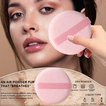 35pcs & 1pc Free Gift Pink Professional Makeup Brush Set, Soft Synthetic Cosmetic Brushes For Foundation Blush Eyeshadow, Complete Makeup Tool Kit With Makeup Sponge, Powder Puff, Bow Headband, Wrist Bands, Bonus Eyelash Curler Gift For Beginner - Pink - View 8