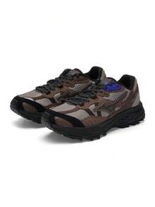 Mizuno New Men's RACER ADV Lightweight Cushioned Casual Sports Running Shoes - Gray/Brown - View 1