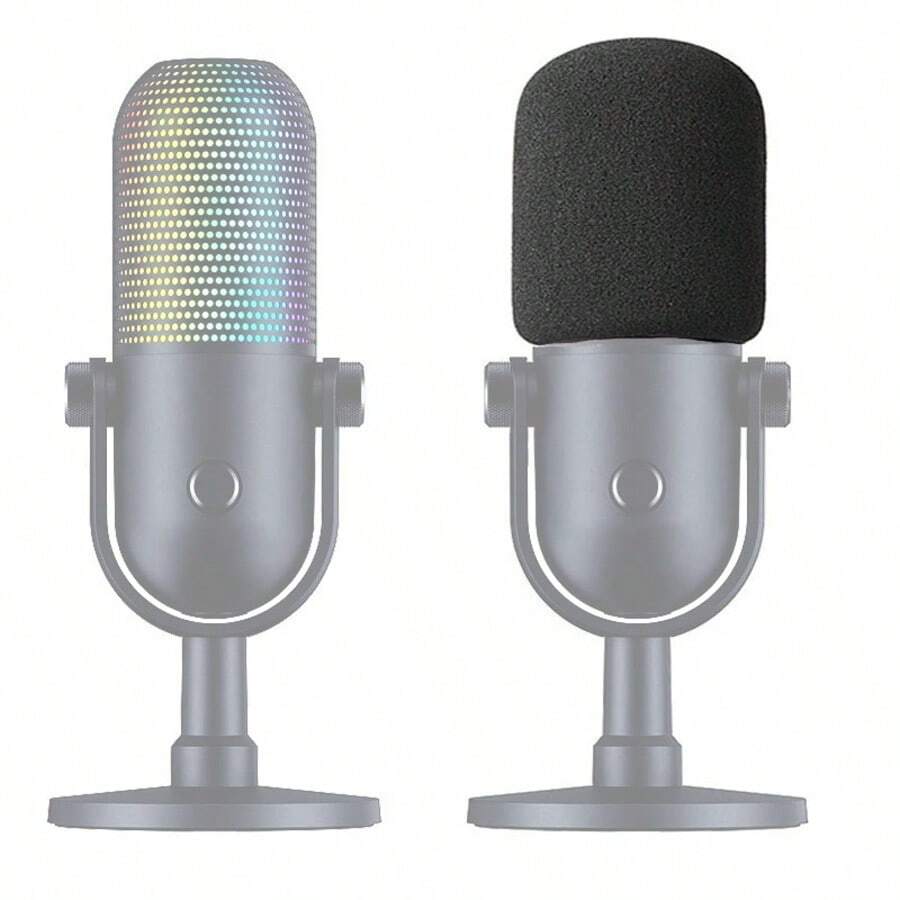 Seiren V3 Chroma Microphone Pop Filter - Foam Windscreen For Seiren Mini Live Streaming Microphone, Blocks Plosive Sounds - one-size - View 1