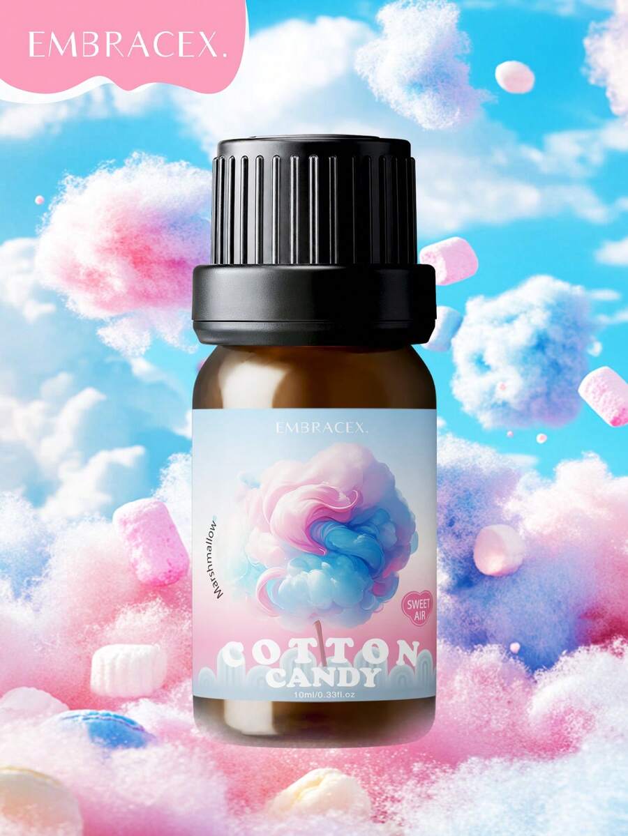 EMBRACEX. 10ml 棉花糖/棉花糖香氛精油，甜美持久的棉花糖香氣，適用於汽車香氛，棉花糖香氛精油，可用於居家或戶外，適用於加濕器、香氛擴香機、木質藤條擴香、藤條擴香，香氛禮物