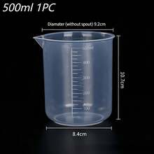 100/200/500/1000ml Measuring Cup, Thickened PP Measuring Cup, Graduated Plastic Beaker, Multi-Functional Liquid Measuring Cup, Suitable For Kitchen And Laboratory - Multicolor - View 25