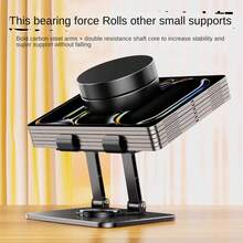 Carbon Steel Adjustable Laptop Stand, Foldable Laptop Holder, Convenient Storage - New Arrival - View 4