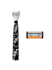 Unisex Fully Washable Manual Razor, One-Click Blade Replacement, Smooth Shaving, Set Includes 12 Replacement Blades, Essential For Daily Grooming, Perfect Holiday Gift - Multicolor - View 15