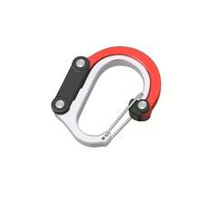Rotatable D Shape Carabiner Clip, Aluminum Alloy Multi-Purpose Outdoor Hook, Backpack Water Bottle Holder - Multicolor - View 13