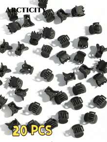 Arcticity 20pcs Mini Hair Clips, Designed For Women's Hairstyles, Strong Grip, Suitable For Decoration, Multi-Functional Hair Accessories - Brown - View 6
