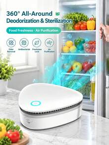YUNCHI Mini Air Purifier, Refrigerator Food Preservative, Car Pet Dog Cat Wardrobe Shoe Cabinet Deodorizer, Ozone Generator - Multicolor - View 2