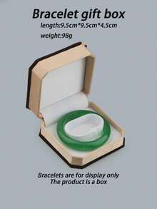 1 Set Octagonal Velvet Jewelry Gift Box With Flip Lid, Empty Display Box For Rings, Necklaces, Bracelets, Holiday Gift Packaging, Ideal Decoration For Halloween And Christmas Jewelry - Bow Jewelry Box - View 5