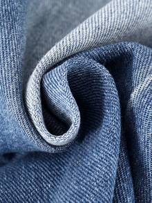 Celana Jeans Denim Fashion Anak Laki-Laki, Celana Panjang Lurus Kasual Longgar Musim Semi/Musim Gugur Terbaru - Biru - View 7