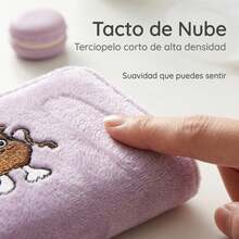 Cartera de felpa para mujer - LM21-MORADOOSCURO - Ver 5