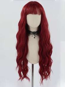 26 Inch Golden Curly Wig - Elegant Women's Wig, Middle Part With No Bangs, Fashionable Long Wig For Daily Wear - Multicolor - View 7